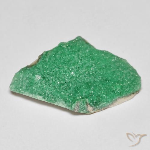 Druzy Variscite Verde medio naturale da 6.09 ct, Taglio a fantasia, Opaco