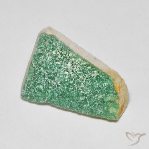 Druzy Variscite Verde medio naturale da 4.69 ct, Taglio a fantasia, Opaco