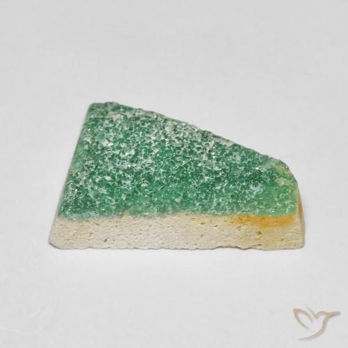 Druzy Variscite Verde medio naturale da 4.69 ct, Taglio a fantasia, Opaco