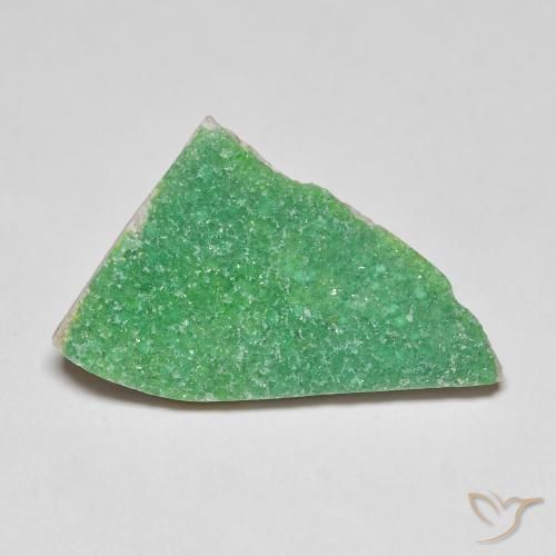 Druzy Variscite Verde medio naturale da 6.95 ct, Taglio a fantasia, Opaco