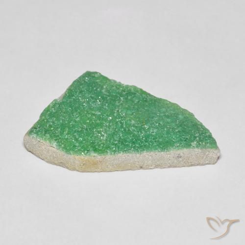 Druzy Variscite Verde medio naturale da 6.95 ct, Taglio a fantasia, Opaco