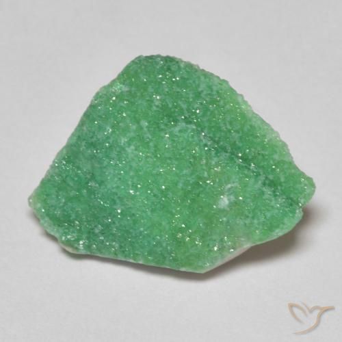 3.58ct Naturale Trifoglio verde Druzy Variscite, Taglio a fantasia, Opaco