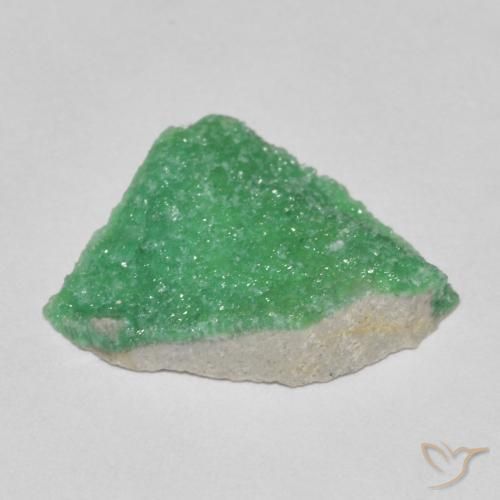 Druzy Variscite Trifoglio verde naturale da 3.58 ct, Taglio a fantasia, Opaco