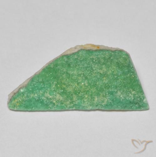 Druzy Variscite Trifoglio verde naturale da 3.32 ct, Taglio a fantasia, Opaco