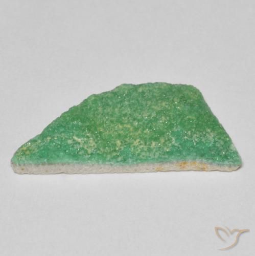 Druzy Variscite Trifoglio verde naturale da 3.32 ct, Taglio a fantasia, Opaco