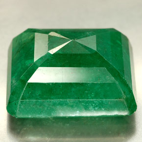 Smeraldo Verde naturale da 13.71 ct, Taglio smeraldo, SI-I1