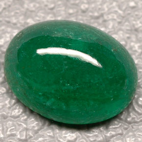 Smeraldo naturale verde da 2,50 ct, trasparente, trasparente/traslucido