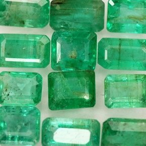 Smeraldo naturale verde da  ct, taglio smeraldo, SI