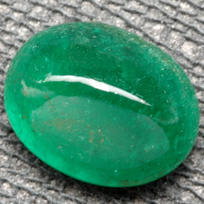 Smeraldo naturale verde da 2,64 ct, trasparente, trasparente/traslucido