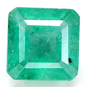 Smeraldo naturale verde da 0,80 ct, taglio smeraldo, SI-I1
