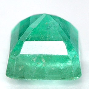Smeraldo naturale verde da 0,80 ct, taglio smeraldo, SI-I1