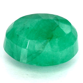 Smeraldo Verde naturale da 3.26 ct, Taglio ovale, SI-I1