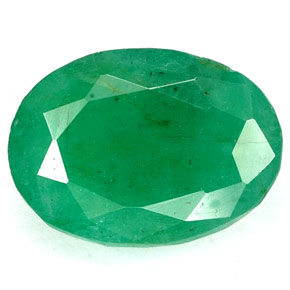 Smeraldo naturale verde da 3,22 ct, taglio ovale, I1