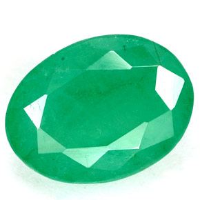 Smeraldo naturale verde da 3,33 ct, taglio ovale, SI-I1
