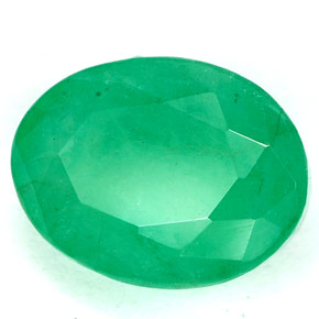 Smeraldo naturale verde da 3,33 ct, taglio ovale, SI-I1