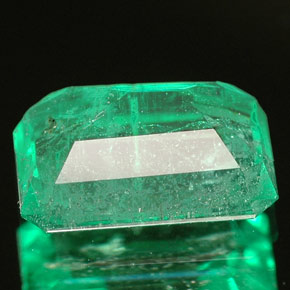 Smeraldo naturale verde da 1,62 ct, taglio smeraldo, SI-I1