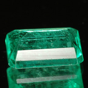 Smeraldo naturale verde da 1,50 ct, taglio smeraldo, SI-I1