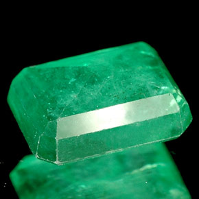 Smeraldo naturale verde da 2,54 ct, taglio smeraldo, I1