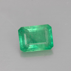 Smeraldo Verde naturale da 1.64 ct, Taglio smeraldo, I1