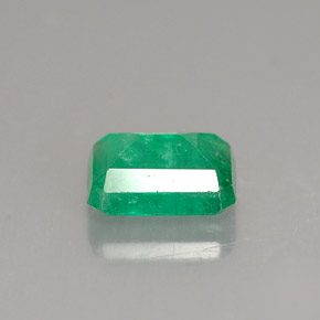 Smeraldo naturale verde da 1,48 ct, taglio smeraldo, I1