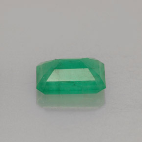Smeraldo naturale verde da 1,28 ct, taglio smeraldo, I1