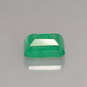 Smeraldo naturale verde da 1,59 ct, taglio smeraldo, I1