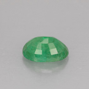 Smeraldo naturale verde da 1,17 ct, taglio ovale, SI-I1