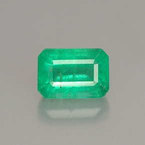 Smeraldo naturale verde da 1,19 ct, taglio smeraldo, SI-I1
