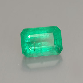 Smeraldo naturale verde da 1,19 ct, taglio smeraldo, SI-I1