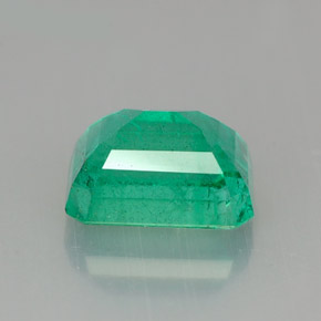 Smeraldo naturale verde da 1,68 ct, taglio smeraldo, I1