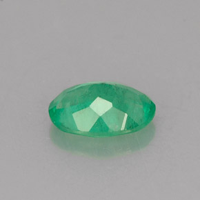 Smeraldo naturale verde da 0,53 ct, taglio ovale, SI-I1