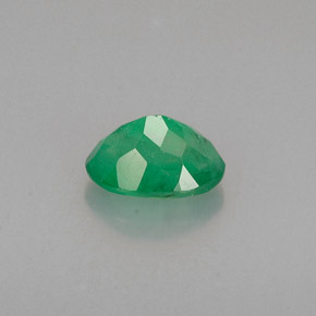 Smeraldo Verde naturale da 0.50 ct, Taglio ovale, SI-I1