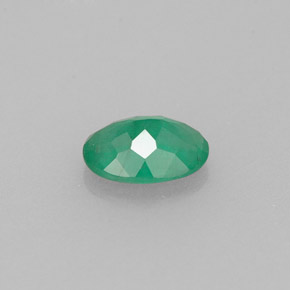 Smeraldo naturale verde da 0,52 ct, taglio ovale, I1