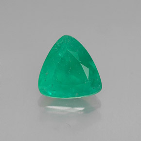 Smeraldo naturale verde da 1,16 ct, trillion, I1