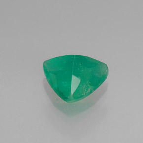 Smeraldo naturale verde da 1,16 ct, trillion, I1