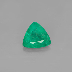 Smeraldo naturale verde da 0,61 ct, trillion, SI-I1