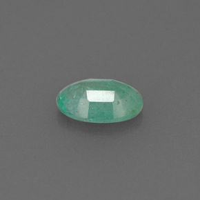 Smeraldo naturale verde da 0,63 ct, taglio ovale, I1