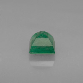 Smeraldo naturale verde da 0,77 ct, quadrato, I1