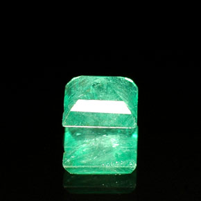 Smeraldo naturale verde da 0,50 ct, quadrato, SI-I1