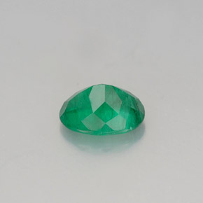 Smeraldo naturale verde da 0,77 ct, taglio ovale, SI-I1