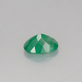 Smeraldo naturale verde da 0,72 ct, taglio ovale, SI-I1