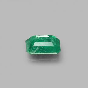 Smeraldo naturale verde da 0,71 ct, taglio smeraldo, I1