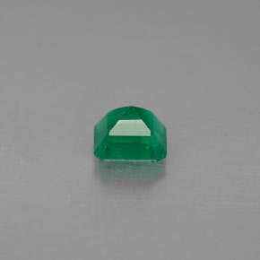 Smeraldo naturale verde da 0,47 ct, taglio smeraldo, I1