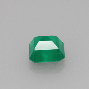 Smeraldo naturale verde da 0,46 ct, taglio smeraldo, I1