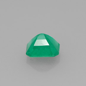 Smeraldo Verde naturale da 0.34 ct, Taglio smeraldo, I1