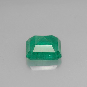 Smeraldo naturale verde da 0,97 ct, taglio smeraldo, SI-I1