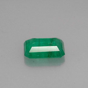 Smeraldo naturale verde da 0,84 ct, taglio smeraldo, I1