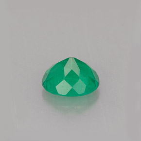 Smeraldo naturale verde da 0,63 ct, taglio ovale, SI-I1