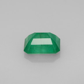 Smeraldo naturale verde da 1,42 ct, taglio smeraldo, I1
