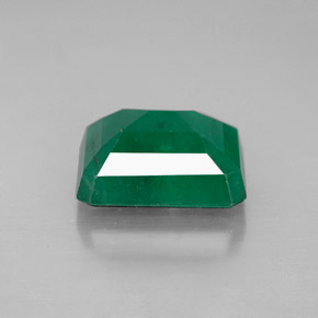 Smeraldo naturale verde da 4,16 ct, taglio smeraldo, SI-I1